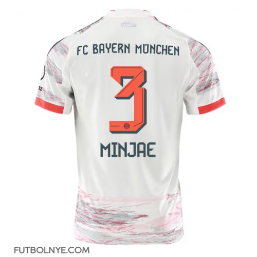 Camiseta Bayern Munich Kim Min-jae #3 Visitante Equipación 2025-26 manga corta